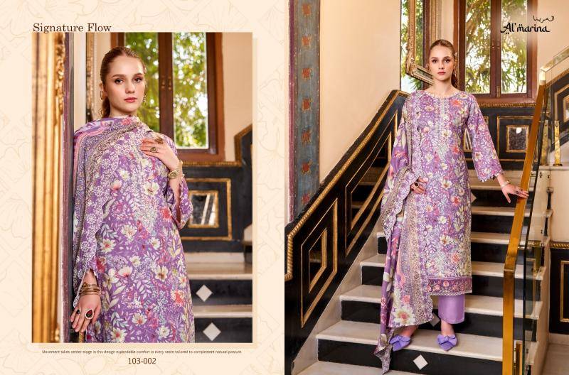 Almarina chikankari vol-2 dress material suppliers in Kolkata